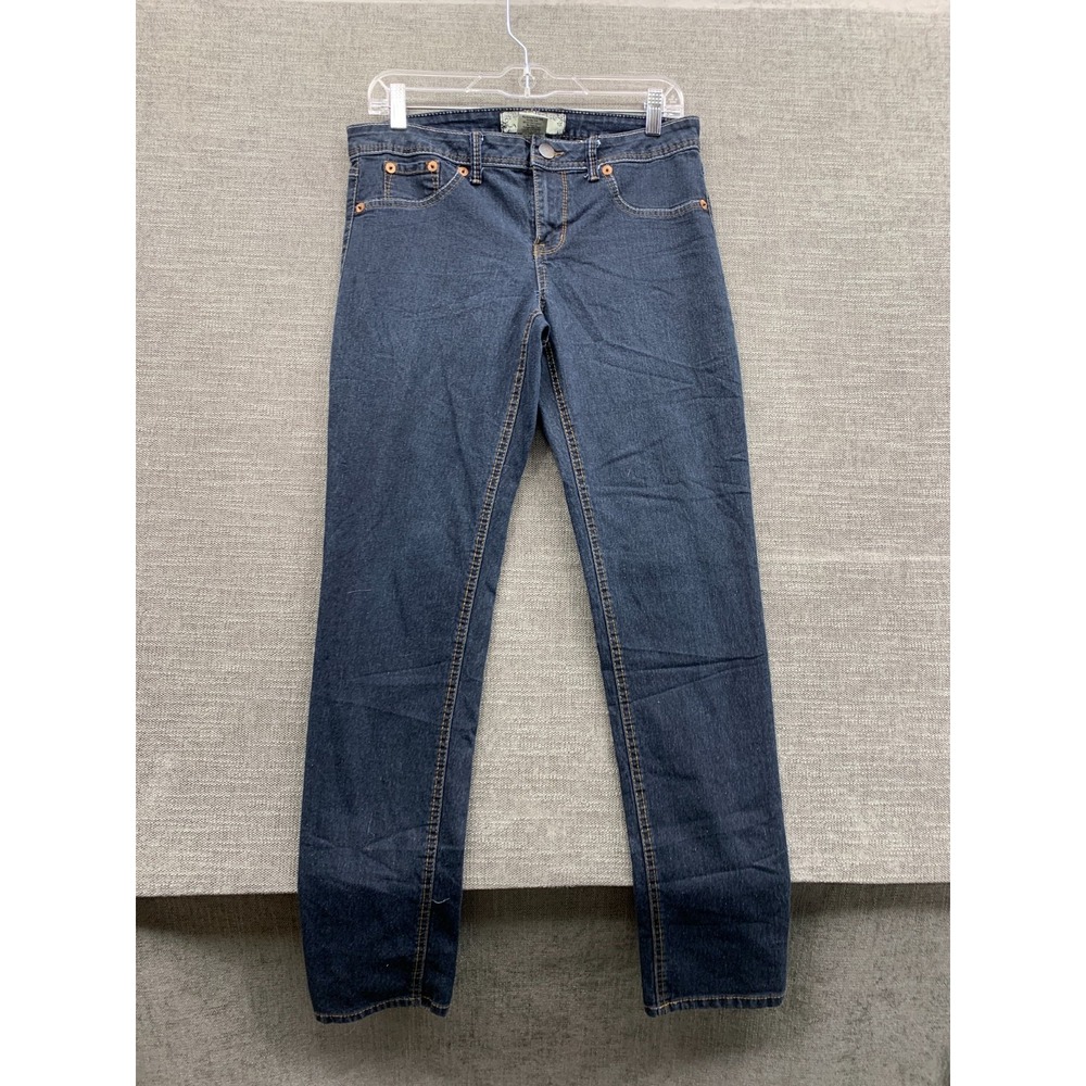 17/21 Exclusive Denim Jeans Womens 10 Blue Cotton Stretch Straight Leg 5 Pockets